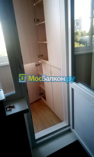 Шкаф на балкон купить в Балашихе на заказ недорого от МосБалкон
