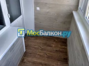 Отделка балкона и лоджии пластиковыми ПВХ панелями в Балашихе от компании МосБалкон