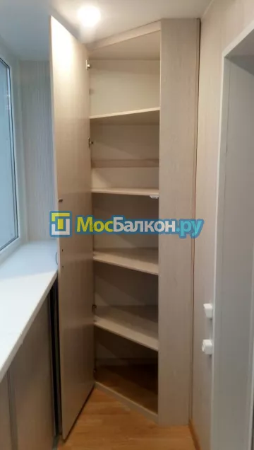 Шкаф на балкон купить в Балашихе на заказ недорого от МосБалкон