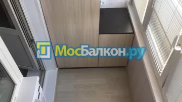 Шкаф на балкон купить в Балашихе на заказ недорого от МосБалкон