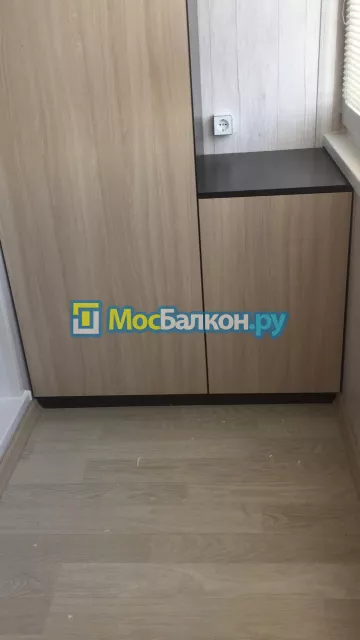 Шкаф на балкон купить в Балашихе на заказ недорого от МосБалкон