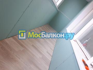 Комплексное утепление лоджии 5.4 метра