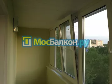 Отделка балкона и лоджии пластиковыми ПВХ панелями в Балашихе от компании МосБалкон