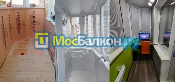 Заказать балкон в Балашихе цена от 1320 руб | Остекление балконов и лоджий МосБалкон