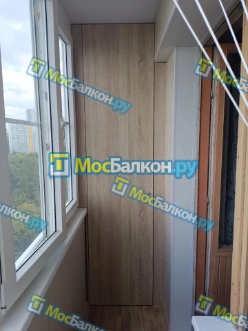 Шкаф на балкон купить в Балашихе на заказ недорого от МосБалкон