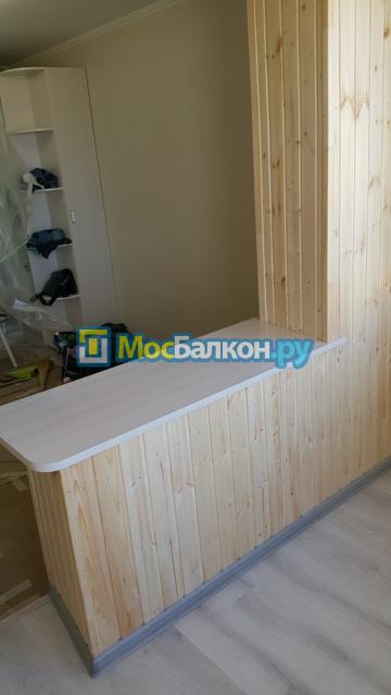 Остекление и отделка деревом