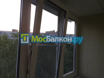 Отделка балкона и лоджии пластиковыми ПВХ панелями в Балашихе от компании МосБалкон