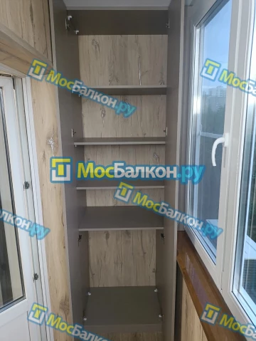 Шкаф на балкон купить в Балашихе на заказ недорого от МосБалкон