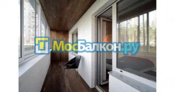 Отделка балкона и лоджии пластиковыми ПВХ панелями в Балашихе от компании МосБалкон