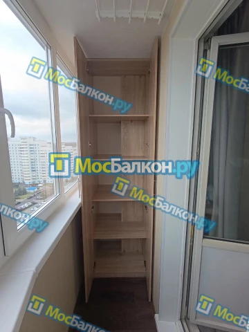Шкаф на балкон купить в Балашихе на заказ недорого от МосБалкон