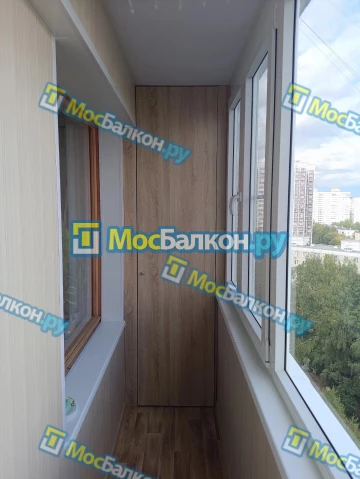Шкаф на балкон купить в Балашихе на заказ недорого от МосБалкон