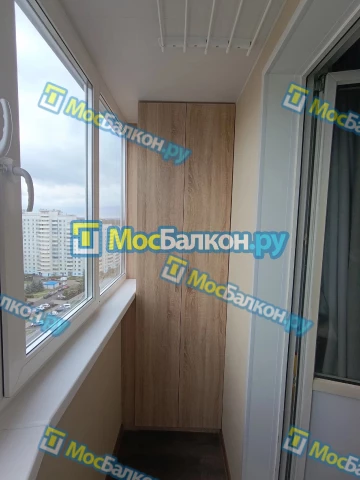 Шкаф на балкон купить в Балашихе на заказ недорого от МосБалкон