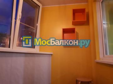 Отделка балкона гипсокартоном с последующей штукатуркой и покраской