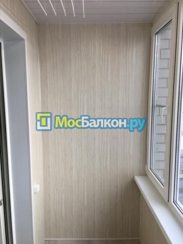 отделка балконов и лоджий МДФ панелями в москве