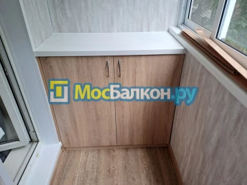 Шкаф на балкон купить в Балашихе на заказ недорого от МосБалкон