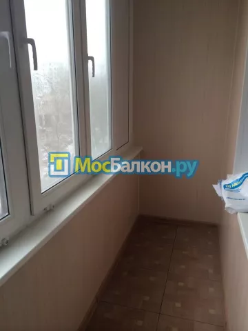 Отделка балкона и лоджии пластиковыми ПВХ панелями в Балашихе от компании МосБалкон