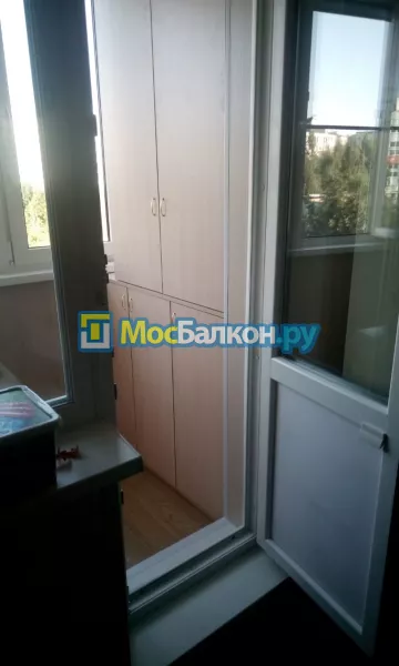 Шкаф на балкон купить в Балашихе на заказ недорого от МосБалкон
