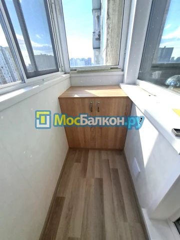 Шкаф на балкон купить в Балашихе на заказ недорого от МосБалкон