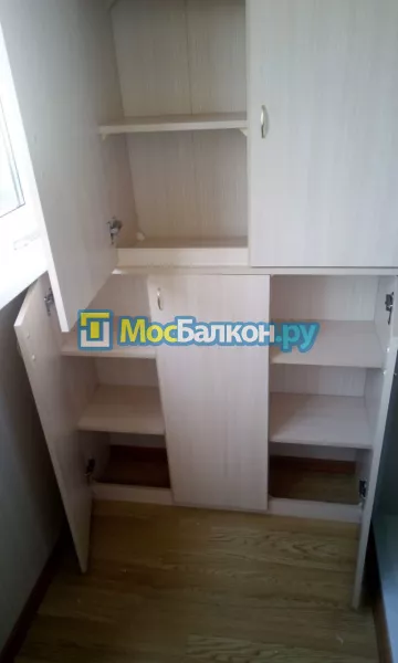 Шкаф на балкон купить в Балашихе на заказ недорого от МосБалкон