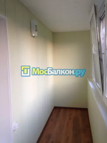 Отделка балкона и лоджии пластиковыми ПВХ панелями в Балашихе от компании МосБалкон