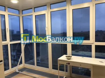 Отделка балкона и лоджии пластиковыми ПВХ панелями в Балашихе от компании МосБалкон