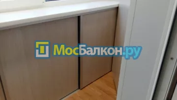 Шкаф на балкон купить в Балашихе на заказ недорого от МосБалкон