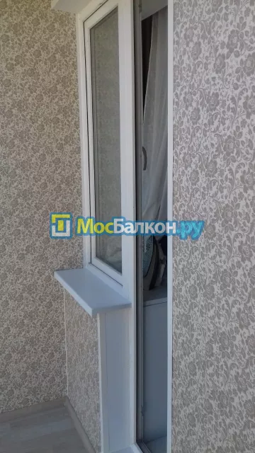 Отделка балкона и лоджии пластиковыми ПВХ панелями в Балашихе от компании МосБалкон