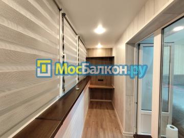 комплексная отделка лоджии под ключ
