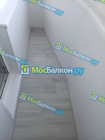Отделка балкона и лоджии пластиковыми ПВХ панелями в Балашихе от компании МосБалкон