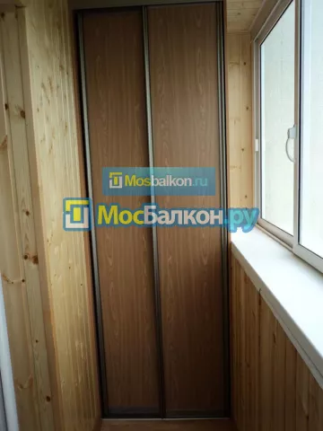 Шкаф на балкон купить в Балашихе на заказ недорого от МосБалкон