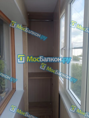 Шкаф на балкон купить в Балашихе на заказ недорого от МосБалкон