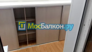 Шкаф на балкон купить в Балашихе на заказ недорого от МосБалкон