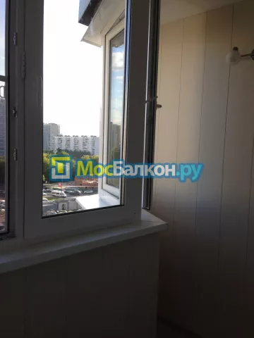 Отделка балкона и лоджии пластиковыми ПВХ панелями в Балашихе от компании МосБалкон