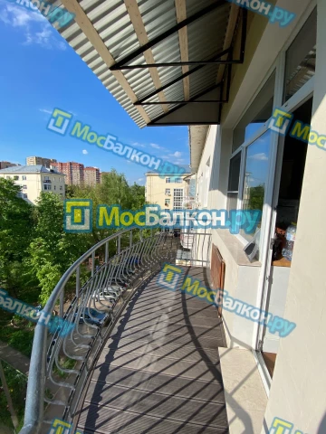 Крыша на балконе в Балашихе монтаж и ремонт по выгодной цене от МосБалкон
