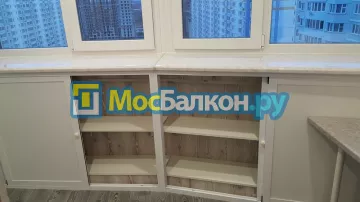 Шкаф на балкон купить в Балашихе на заказ недорого от МосБалкон